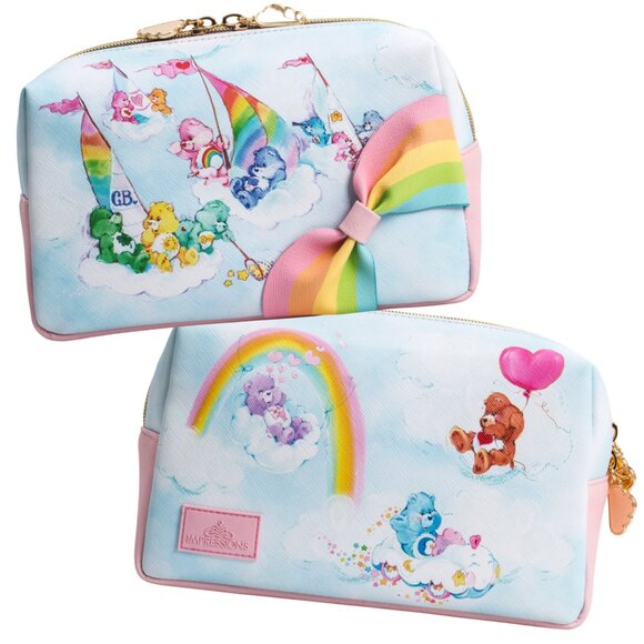 New Care Bears™ Rain-bow Makeup Zip‎ Up Pouch - Picture 1 of 8